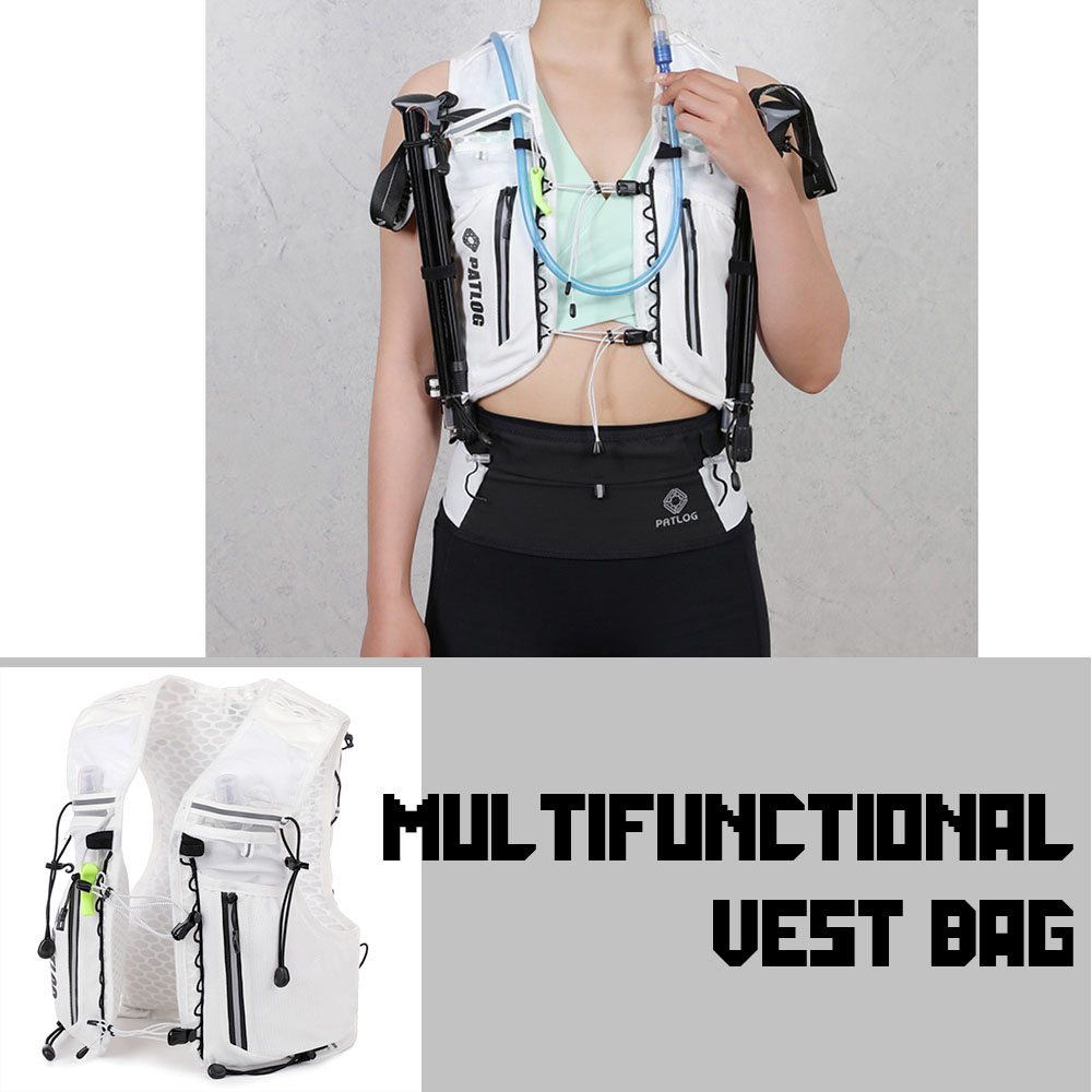 Running Gear Ultramarathon - Leichter Laufwesten-Rucksack, Lauf-Trinkweste, ultraleicht, tragbar, für