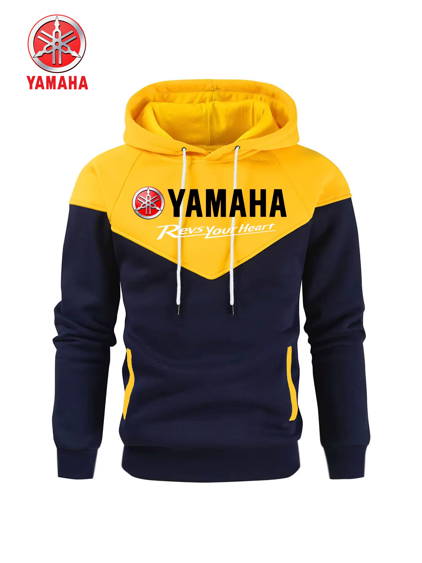 Running Gear Logos - Mode und Herrenmode, Sportbekleidung mit Yamaha-Logo,